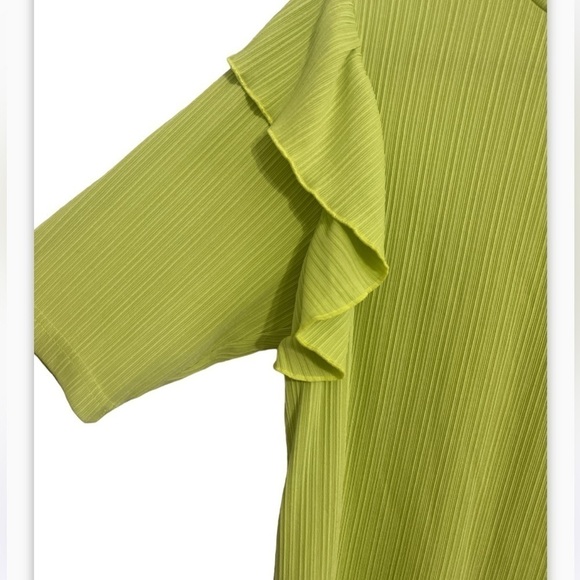 Anthropologie DOLAN Ruffled Mock Neck Blouse - Picture 7 of 8